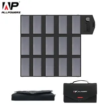 ALLPOWERS Portable Folding Foldable 100W Solar Panel Battery Charger Outdoor Mobile Power Bank Charger Phone Laptop Tablet
