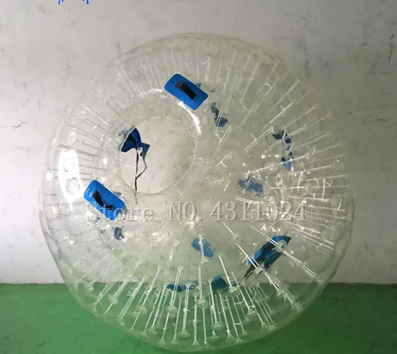 2,5 м надувной корпус надувной шар Зорб человеческий хомяк шар Zorb водный шар надувной B гигантский шар бесплатно насос - Цвет: Прозрачный