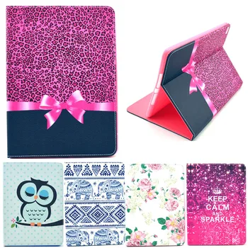 

Color Painting Owl For Apple iPad Mini 4 Cases PU Leather Tablet Cover For iPad Mini4 Case Cover Skin Shell Fundas Coque