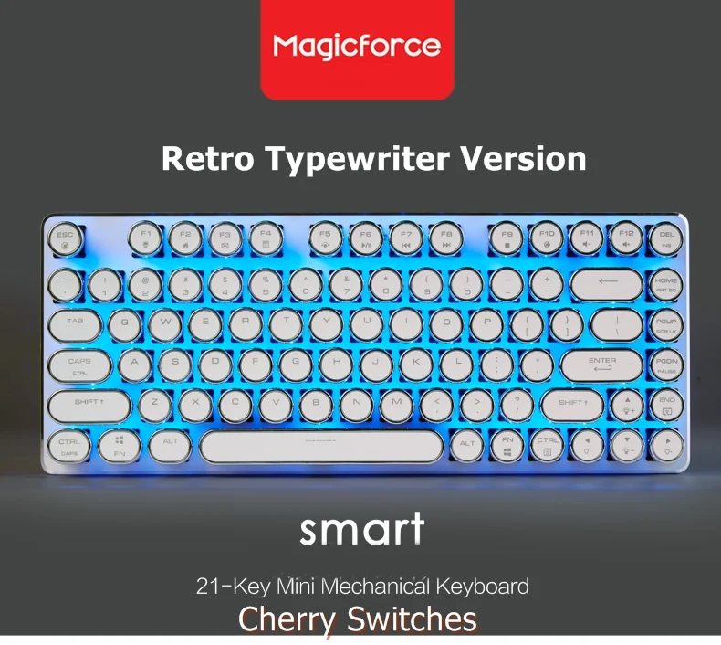 USB клавиатура Magicforce Проводная Механическая игровая с подсветкой 82 клавиши|keyboard