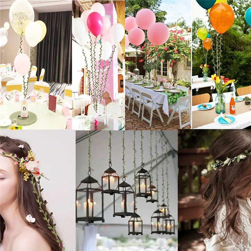 Artificial Vines Hanging Plants Wreath Accessory Wedding Wall Crafts Party DIY Decorations Artificial Flowers #4m08 (27)
