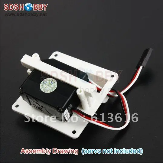 Servo Protector Servo Mount for 17g Servos White one pair