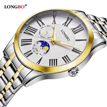 Новинка Топ LONGBO бренд водонепроницаемые кварцевые часы мужские повседневные бизнес Япония аналоговые ультра изящные часы мужские Relogio Masculino 5013