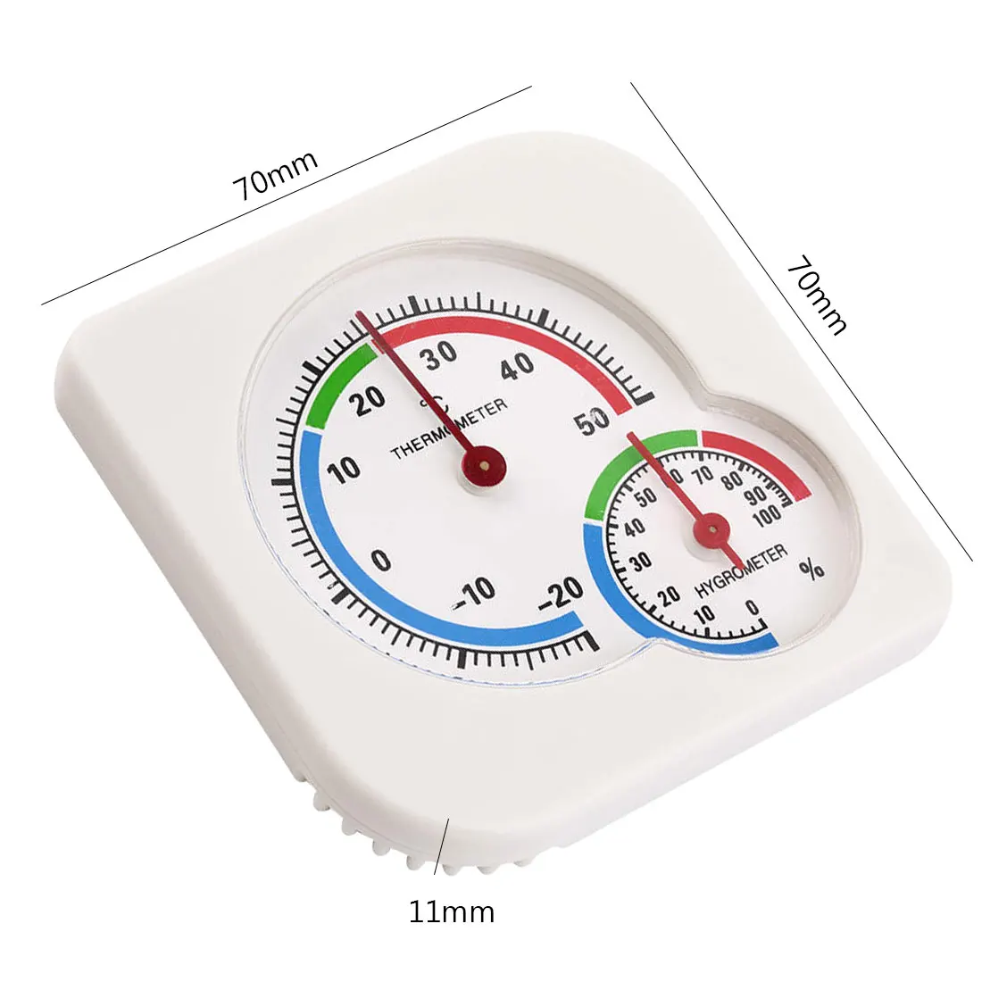 Homeuse Крытый Открытый 2 в 1 Мини точный влажный гигрометр Влажность термометр Измеритель Температуры Механический