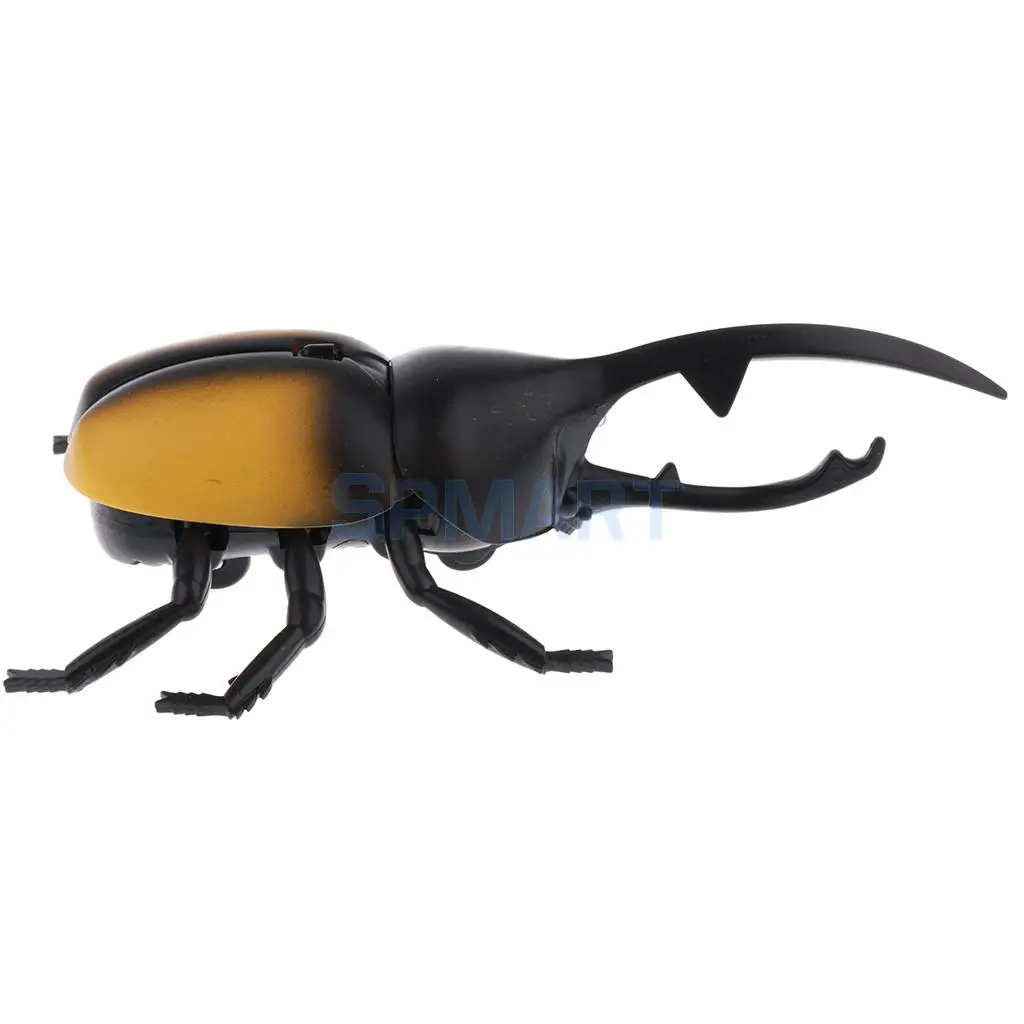 RC Infrared Remote Control Spider Prank Toys Insects Joke Scary Trick Gag Party Halloween Xmas Gift Kids Friends Cat Toy Yellow