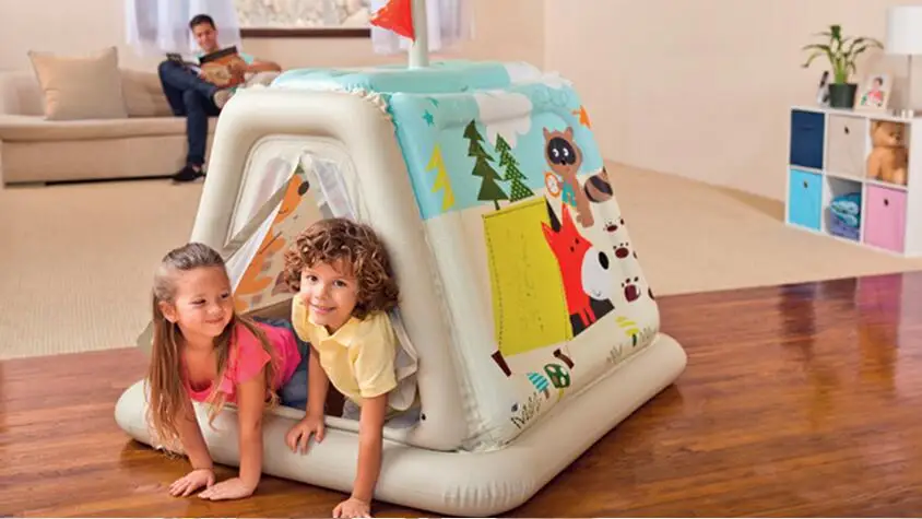 High quality dancing cartoon toy house infant sea ball pool inflatable toys children tent ,indoor air bean bag living room chair