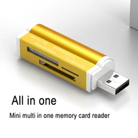 כרטיס sd 4 ב 1 USB כרטיס זיכרון Reader עבור מיקרו USB 2.0 מתאם עבור מיקרו SD SDHC TF M2 MMC MS PRO Duo קורא כרטיסים (5)