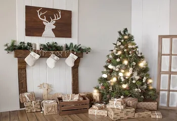 

Christmas Tree Photo Studio Background Children Celebration Christmas Party Gifts Decor Photography Backdrops For Photo Studio