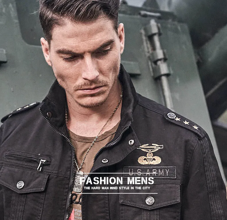 military uniform jacket black 03