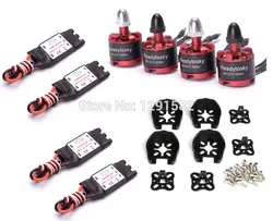 4 шт 2212 920KV безщеточный + 4 шт 30A Simonk + крышка двигателя ESC для F450 F550 S500 S550 X525 Quadcopter Multicopter