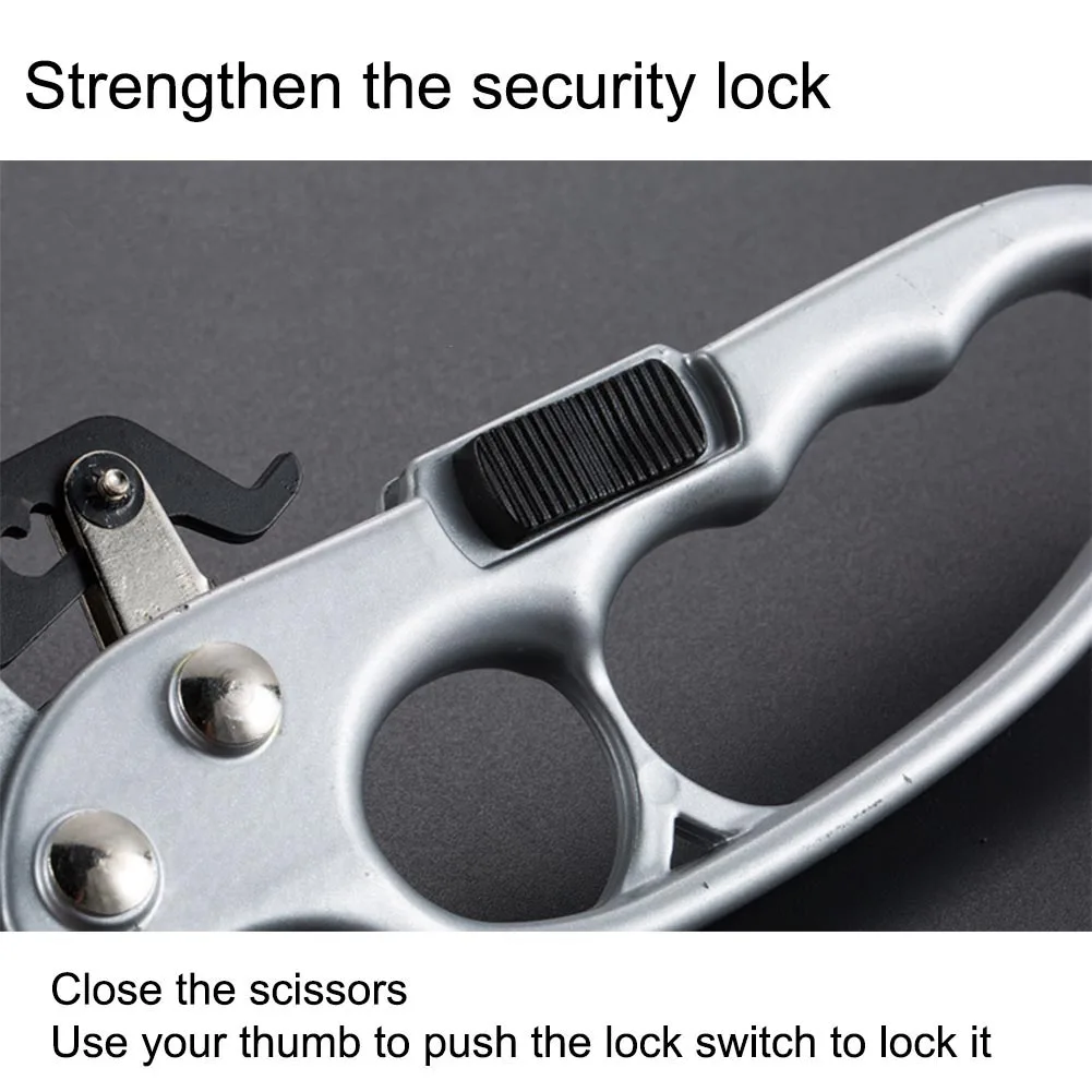 Najtaniej Wysokowęglowe antypoślizgowe stalowe nożyce ręczne z ręcznym obcinaczem drzew ogrodnictwo roślin podnośniki nożycowe narzędzie do przycinania prętów