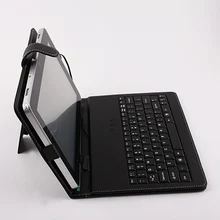 Micro USB Keyboard Leather Cover Case for 10″ 10.1″ Tablet PC MID PDA Free Shipping + Drop Shipping