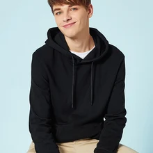 SEMIR теплая толстовка с капюшоном для мужчин, пуловер с капюшоном, Спортивная толстовка с карманом-кенгуру и капюшоном на завязках для осени