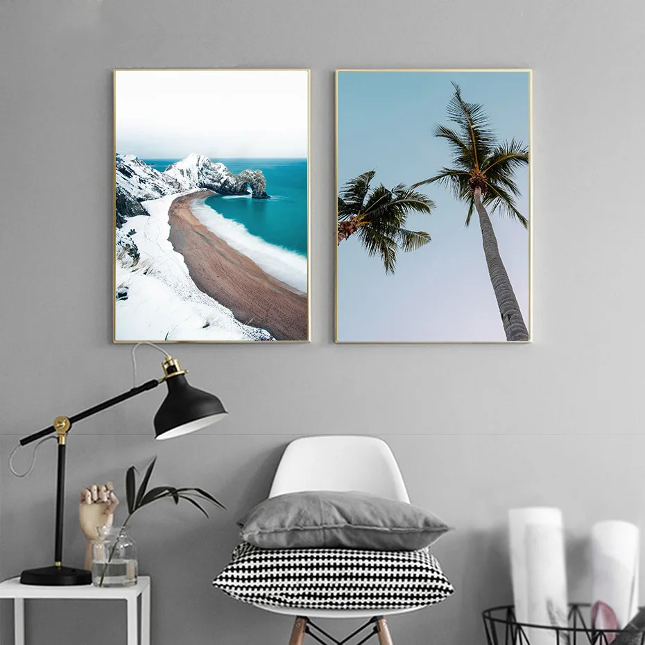 Tropical-Palm-Seascape-Landscape-Wall-Art-Canvas-Poster-Nordic-Inspirational-Life-Pictures-For-Modern-Living-Room (3)