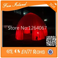 Надувные led палатка, большой купол палатки с аркой двери, надувные Здания палатка для рекламы, надувные газон тент