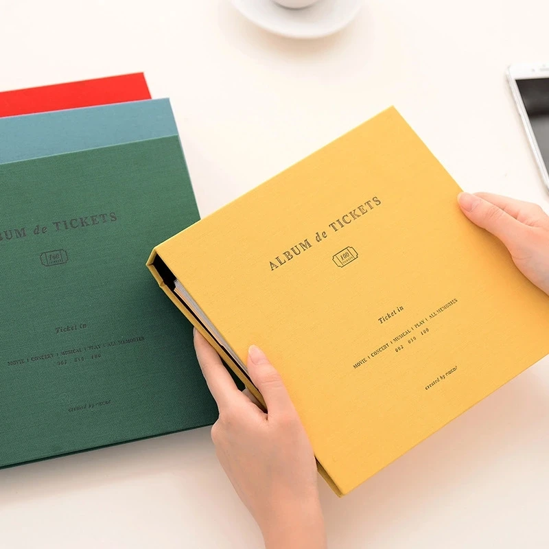 

PU Leather 40 Sheets of Sticky Paper DIY Scrapbooking Photo Album DIY Handmade Album Photo Photo Of Vintage With Stickers