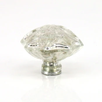 

4PCS Vintage Chic Mercury Glass Distressed Dresser Knob,Kitchen Cabinet Cupboard Door Knobs Wardrobe and Drawer Pull