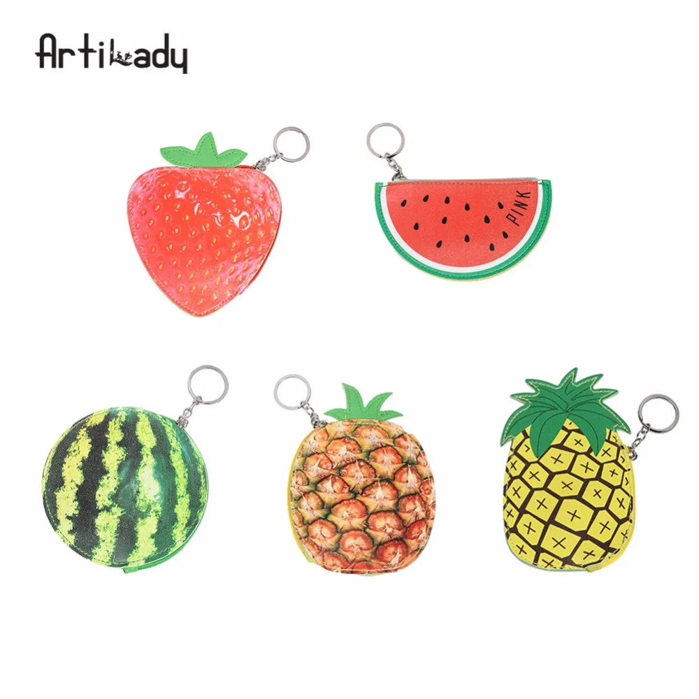 strawberry coin purse
