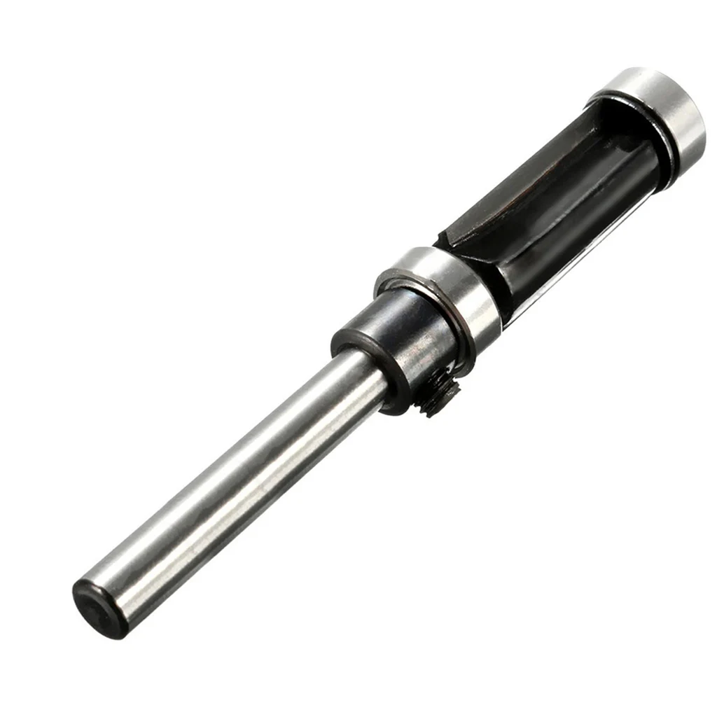 

Woodworking Flush Trim Router Bit Top&Bottom Bearing 1" H X 1/4'' Shank Tools