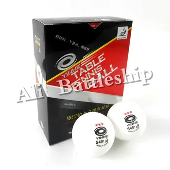

Original 6x YINHE 3Star 3-Star S40+ New Materials White Table Tennis Balls for Ping Pong