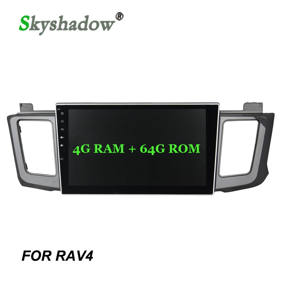 Best DSP IPS Android 9.0 4GB+64GB+8Core Car DVD Player Wifi Bluetooth 4.2 RDS RADIO GPS Map For Toyota RAV4 RAV 4 2012 2013 2014 2015 3
