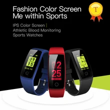 Новейший цветной экран умный ремешок, смарт-Браслет фитнес-трекер монитор сердечного ритма отслеживание активности умный Браслет кровяное давление