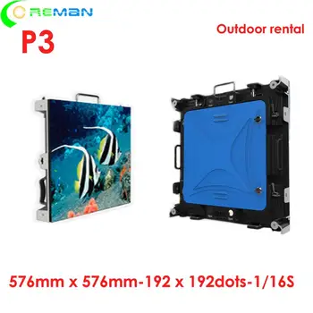 

Smart low price P3 192*192mm led module led display board linsn card waterproof full color outdoor led display