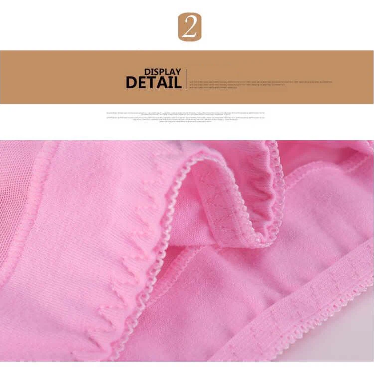 New style push up ladies cotton high waist hip-lift sexy panties high-elasticity plus size mesh lace triangular underwear women