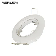 10 шт. потолок пятно света алюминиевый корпус двойное кольцо без источника лампы или светодиодные драйвер с GU10/MR16 лампа Разъем