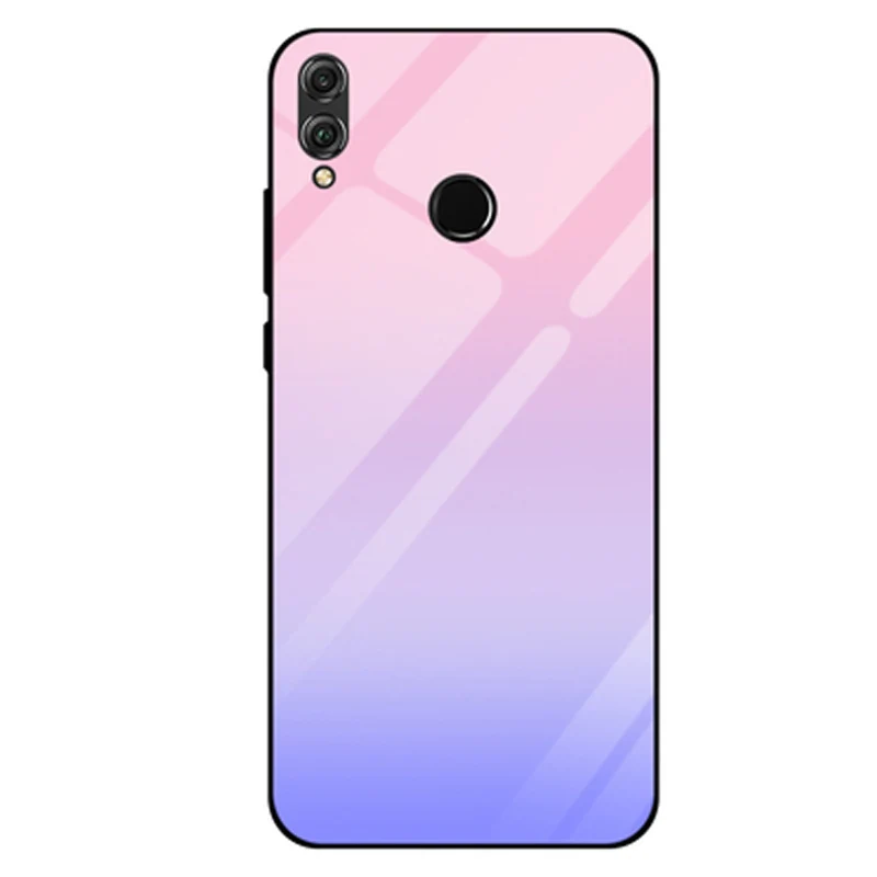 Для huawei Honor 10 lite чехол 10 lite однотонный чехол из закаленного стекла для телефона Honor10lite чехол s Honor10 lite градиентный стеклянный корпус