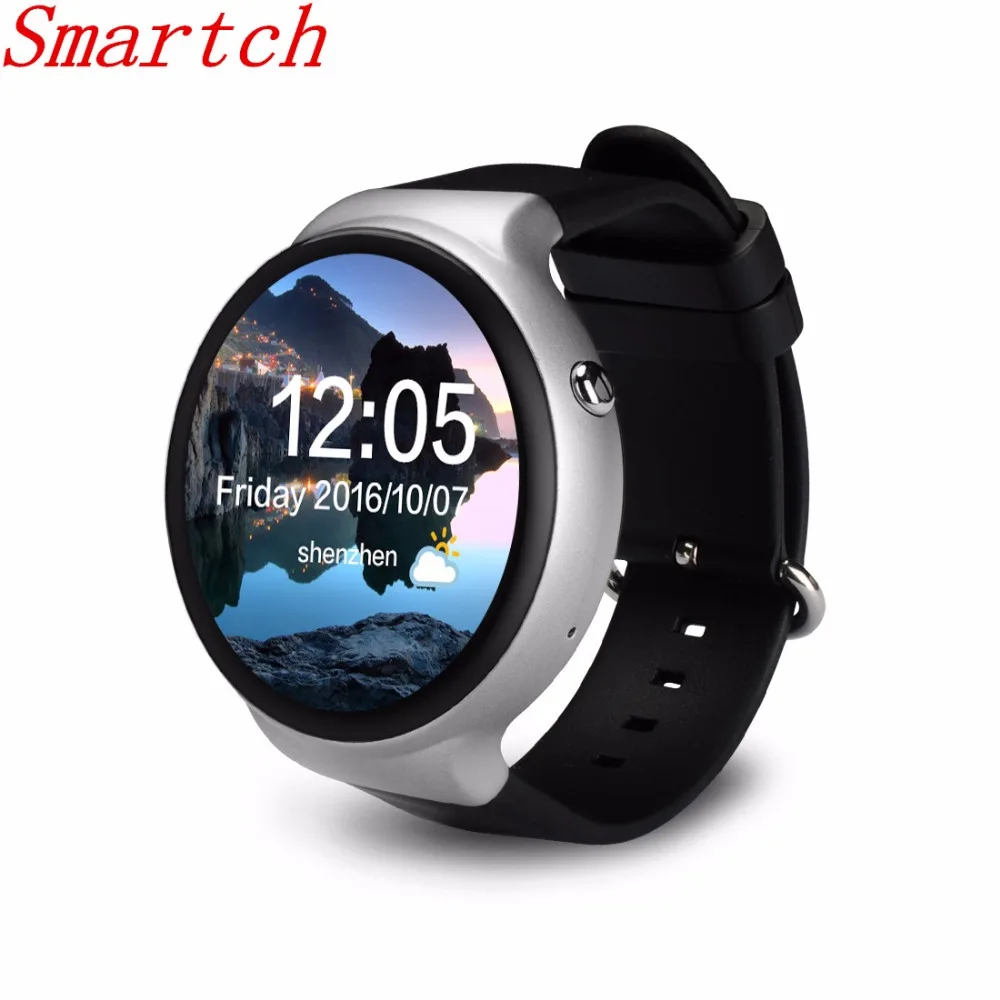 

Smartch 2017 I4 Smart watch Android 5.1 1.39 inch AMOLED Display 512MB RAM 8GB ROM support 3G WiFi GPS Clock Phone PK kw88 S99A
