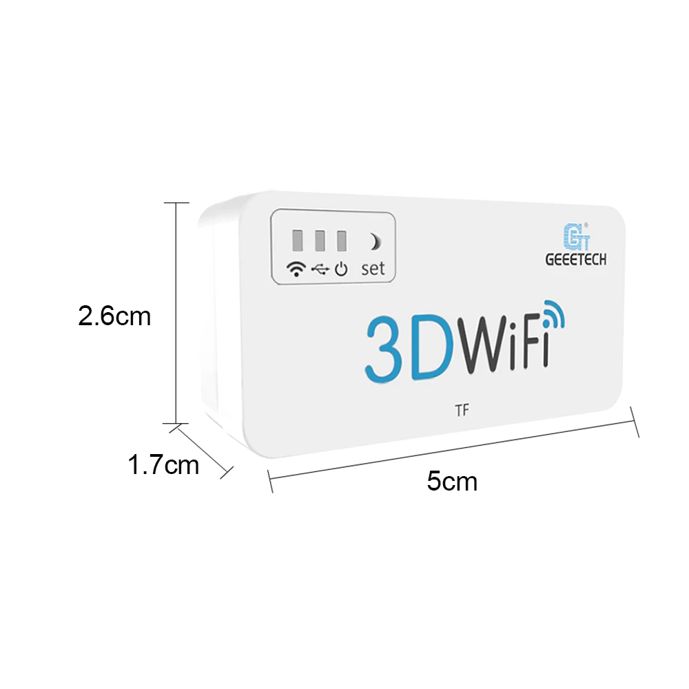 GEEETECH 3D модуль Wi-Fi 3D-принтеры Запчасти экшн-камера с Wi-Fi подключением коробка с TF слотом для карт для Anet A8/Creality CR-10 Беспроводной Управление