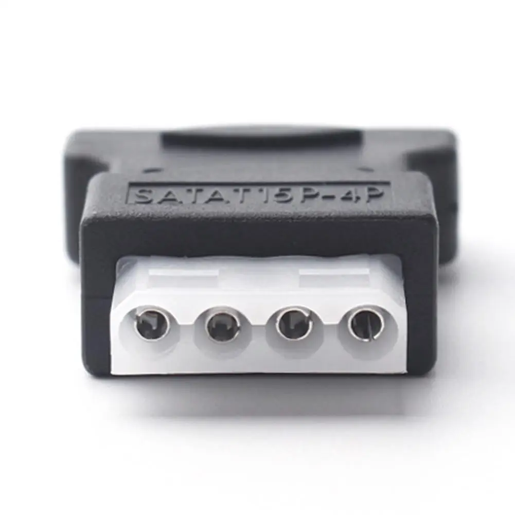 

2 Paket 15Pin Sata Serial ATA Stecker Auf Molex IDE 4 Pin Weiblichen MF Festplatte Adapter Power Kabel Linie