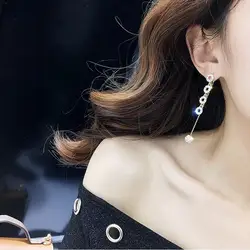 Мода, как правило, с длинной бахромой Круг кисточкой серьги Jewelryboucles d oreille femme новые серьги для женщин