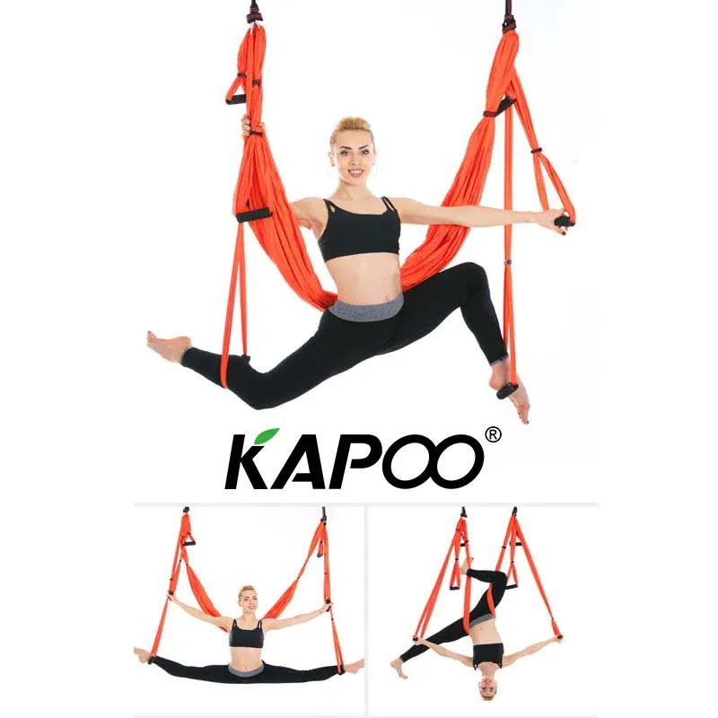 KAPOO Antigravity Aerial Yoga Hammock/Trapeze/Yoga Inversion Exercises Full set Yoga Gym strap yoga Swing Set Indoor Workout цена KAPOO Antigravity Aerial Yoga Hammock/Trapeze/Yoga Inversion Exercises Full set Yoga Gym strap yoga Swing Set Indoor Workout цены онлайн