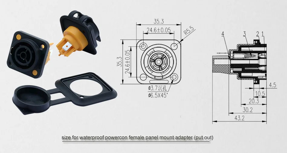 Powercon connector (2)