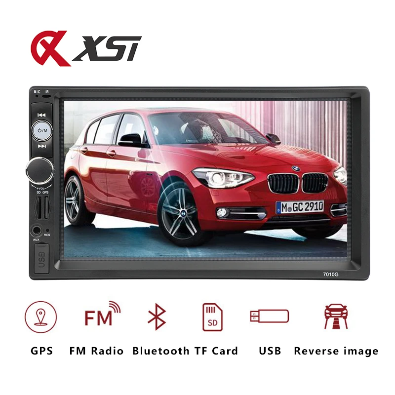 

2 Din Autoradio Car Radio Multimedia Player GPS Navigation Camera Bluetooth MP4 MP5 Stereo Audio Auto Electronic Steering-wheel