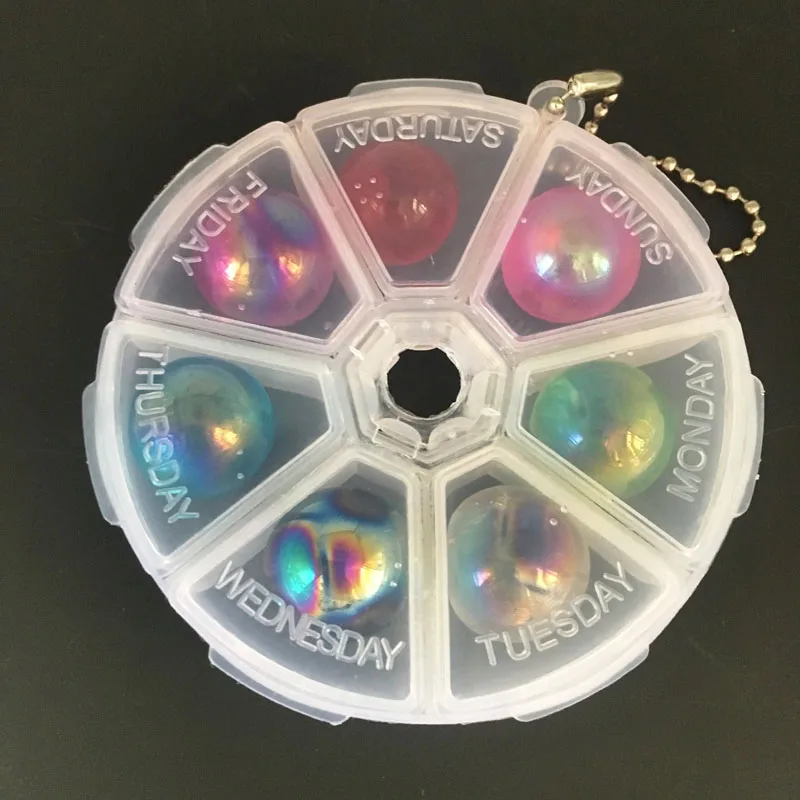 1 set Natural aura light quartz crystal balls spheres healing stones for speciment gifts (3)