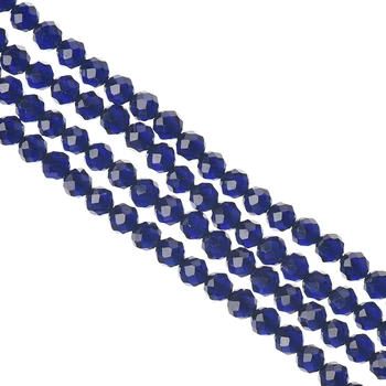 

A translucent mixture of dark blue and light black Sectional design 3mm-2mm Blue Garnet Loose beads