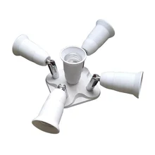 E27 к E14/GU 10 E27Socket удлинитель основания сплиттер разъем галогенный светильник лампа держатель медный адаптер конвертер Рождественский Декор