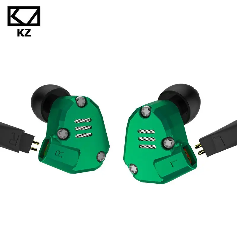 Отправка в течение 24 часов! Гибридные Внутриканальные наушники KZ ZS6 2DD + 2BA Hi Fi DJ