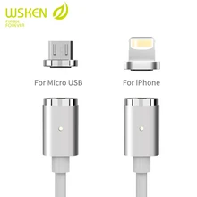 WSKEN Creativity Magnetic cable for iphone and android device.,data cable for smart phoner,for lightning,cable with connector