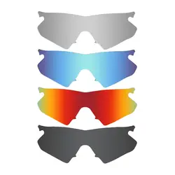 4 шт. mryok ПОЛЯРИЗОВАННЫЕ замены Оптические стёкла для Oakley M Рамки нагреватель Солнцезащитные очки для женщин Стелс черный и голубой лед и