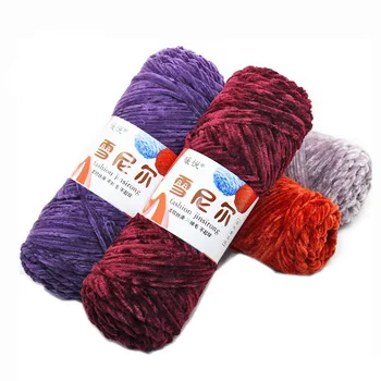 

5pcs=500g /lot Velvet yarn Soft protein Cashmere Yarn silk wool baby Yarn crochet knitting Yarn cotton baby wool DIY