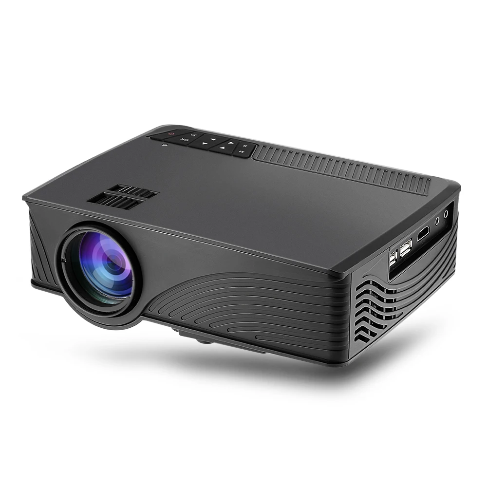 

GP-12 LED Projector 800 X 480 Pixels 2000 Lumens Support 1080P For Home Cinema