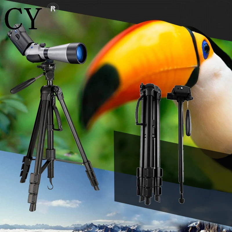 

Hot JB-SAB264 Professional Photographic Portable Tripod To Monopod+ For Digital DSLR Camera Fold 57cm Max Loading 4Kg