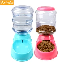 Petshy 3.5L Pet Automatic Feeder Large Capacity Dog Cat Fountain Water Food Dispenser Animal Dogs Feeding Bottle Drinking Bowl