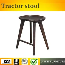 Free shipping U-BEST Home Bar Furniture,Tractor Seat Solid Wood 4 Legged barstool,New design tractor counter stool