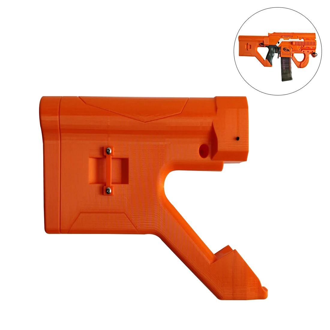 

XSW 3D Printing Modified Shoulder Stock for Nerf Stryfe