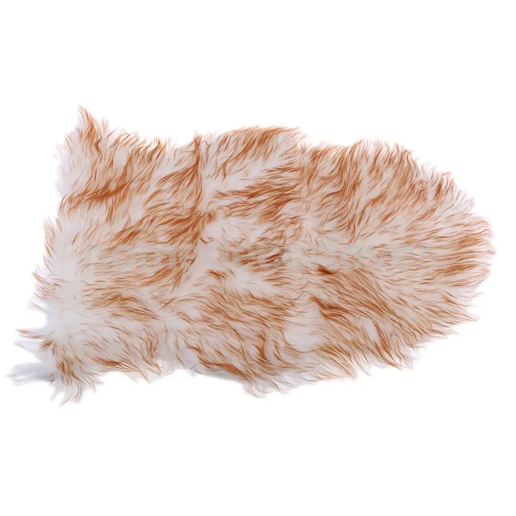 40x60cm Sheepskin Fluffy Skin Faux Fur Fake Rug Mat Rugs For Living Room Bedroom Sofa Floor 